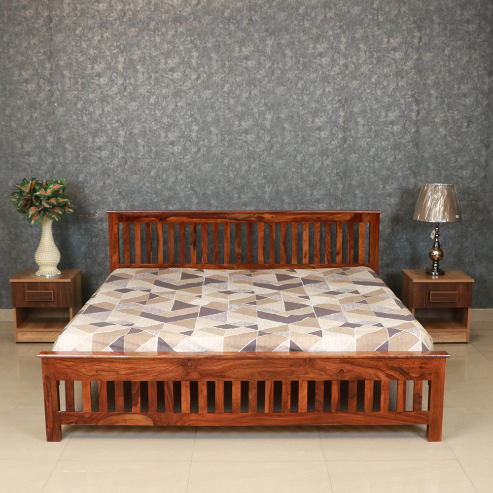 Buy Sheesham wooden cot at 30 Off from The Maark Trendz Branded Furniture Store in Erode